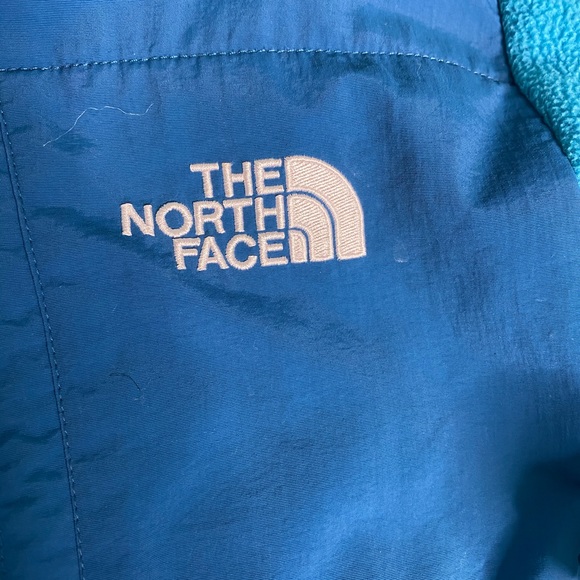 Turquoise Blue NorthFace Hoodie - Picture 4 of 4
